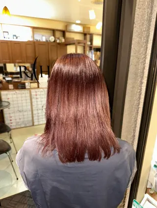 ミディアム カラー hair &make RIHGA 荒井店所属・hoshi mayuのヘアスタイル