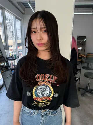 ロング PARKiiiNG所属・yoshikami maiのヘアスタイル