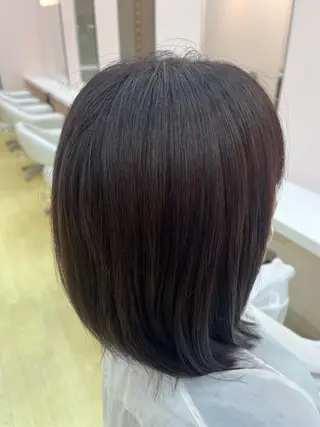 ミディアム カラー TAYA 明石ビブレ店所属・Shimose Yukaのヘアスタイル