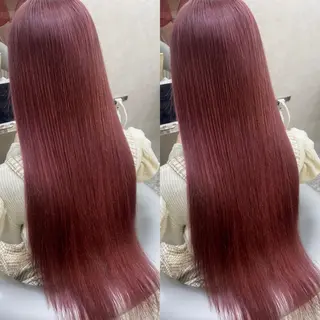 ロング カラー 新宿/韓国ヘア 中明度カラー/かやのヘアスタイル