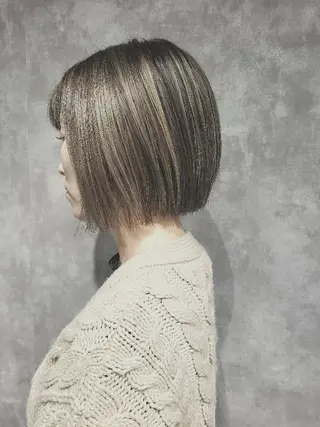 ミディアム カラー iloli　メニューの無い美容室所属・iloli代表　前田 雄也　のヘアスタイル