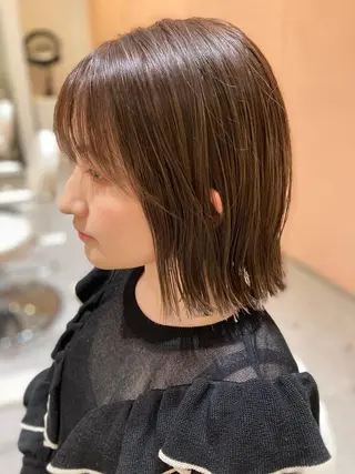 ミディアム macaron郡山 橋本洋志のヘアスタイル