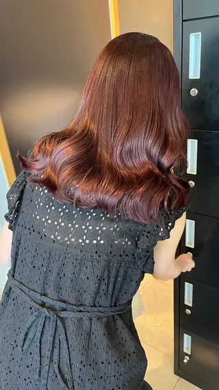 セミロング カラー classic 新横浜所属・大人girly🛋️ 🤍yukakoのヘアスタイル