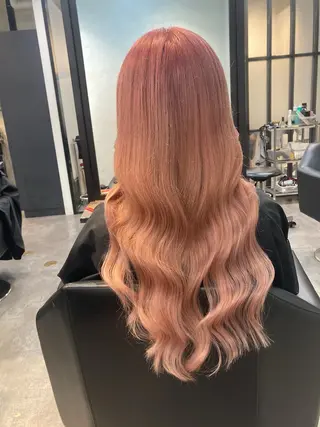 ロング カラー ✨最安値✨エクステ カラー🌼つきな🌼のヘアスタイル
