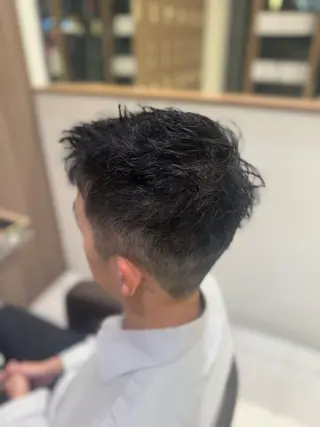 ショート メンズ 🕯コバ/レイヤー/ 透明感/縮毛🕯のヘアスタイル