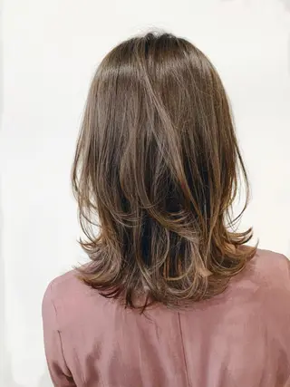 ミディアム ハイトーンカラー RYUのヘアスタイル
