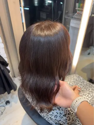 カラー miyu/ボブ/ 透明感カラー/栄のヘアスタイル