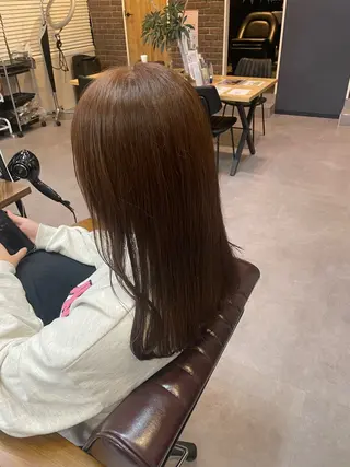 ミディアム カラー 原 麻耶のヘアスタイル