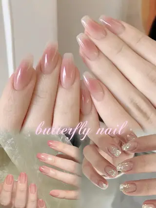 ネイル 蝶々ネイル サロンのネイルデザイン