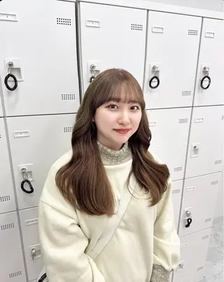 ロング カラー パーマ ヘアアレンジ メンズ キッズ ♥️韓国ヘア レイヤー♥️ゆりのヘアスタイル