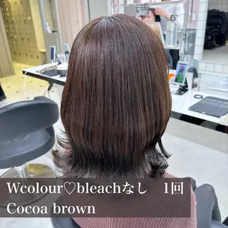 カラー 💙ハイトーン韓国風 色白ヘア💙manaのヘアスタイル