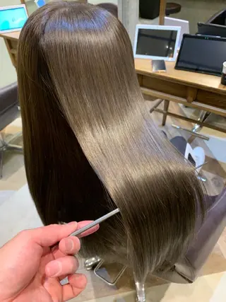 セミロング shower hair salon所属・【shower】 yousuke代表のヘアスタイル