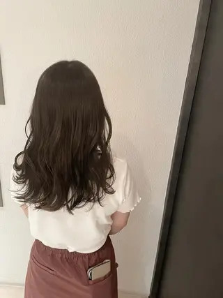 ロング カラー ヤマナカ エリカのヘアスタイル