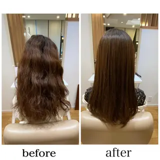 セミロング パーマ 門崎未依/レイヤー/ メンズカット🪿🌼のヘアスタイル