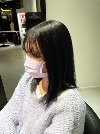 ロング 加藤 優眞のヘアスタイル