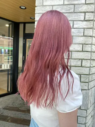 ロング カラー ダブルカラー ブリーチ/kaitoのヘアスタイル