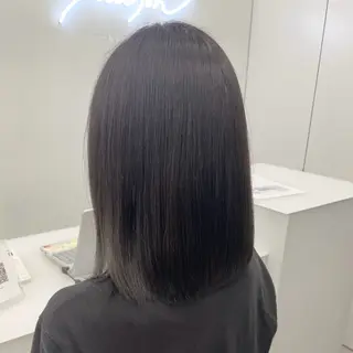 ミディアム カラー 髪質改善ストレート KENTOのヘアスタイル