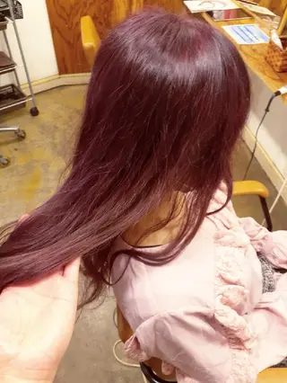 セミロング カラー 🔳髪質改善🔳 岡本陽のヘアスタイル