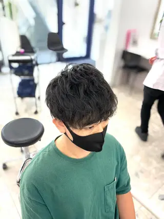 パーマ メンズ 相武台ショート特化 💐川崎希💐のヘアスタイル