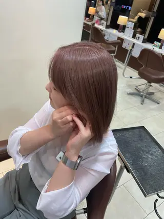 ミディアム 天王寺ハイトーン rinkaのヘアスタイル