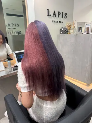 ロング カラー Lapis シオンのヘアスタイル