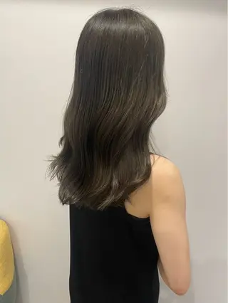ロング カラー 透明感/艶感/縮毛 矯正/NATSUMIのヘアスタイル