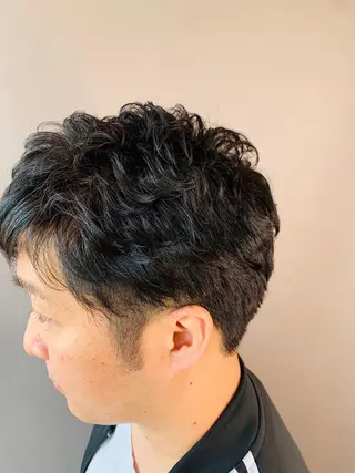 パーマ メンズ 福森 みずきのヘアスタイル
