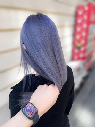 ロング カラー ハイトーンエクステ 🎩カズキ🎩のヘアスタイル