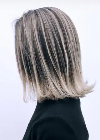 ミディアム 家田 竜のヘアスタイル