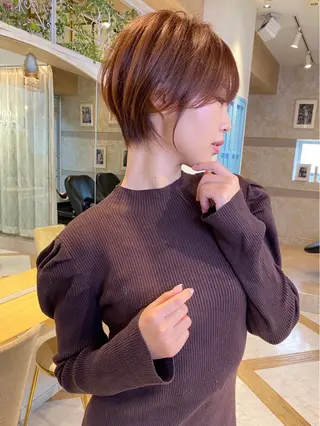 ショート 郁弥モテショート💕 韓国レイヤー🇰🇷のヘアスタイル