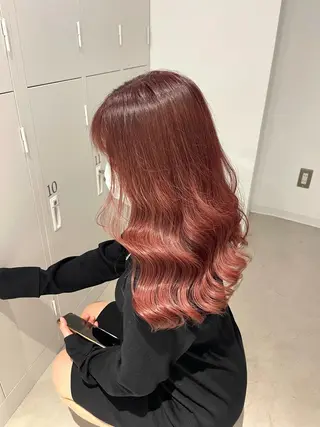 ロング カラー himeka🪽 アレンジ/ブリーチのヘアスタイル