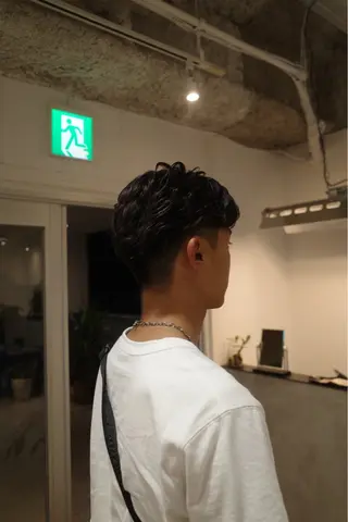 ショート パーマ メンズ 櫻田 愛奈のヘアスタイル