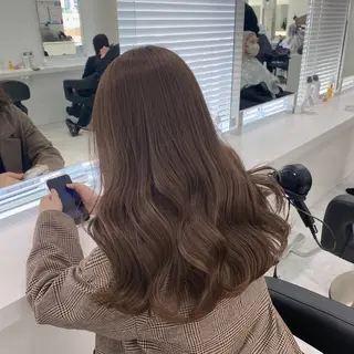 ロング カラー ヘアアレンジ レイヤー/艶ベージュ /🎀Saki🎀のヘアスタイル