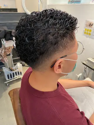 ショート メンズ カラーが上手い 辻悠月のヘアスタイル