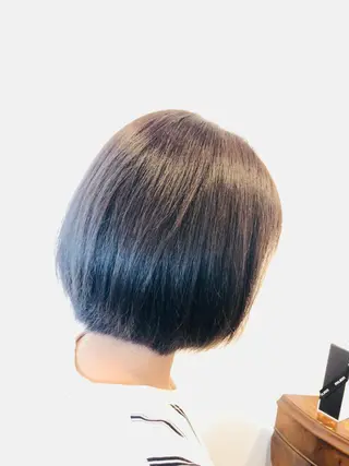 カラー MOLLA 浅香山店所属・谷口ゆめ/縮毛矯正/ カット/美眉ワックスのヘアスタイル