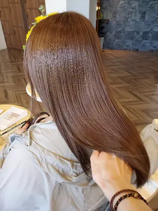 ロング カラー Dr's Salon LAB所属・小島　崇義 ブリーチお任せ下さいのヘアスタイル