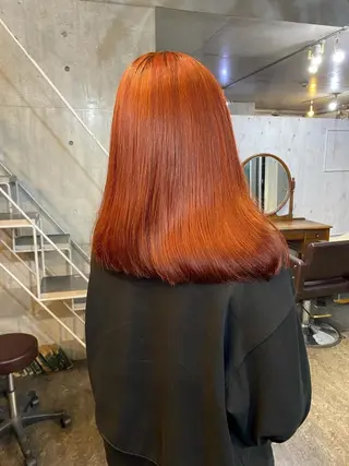 セミロング モリモト サナのヘアスタイル