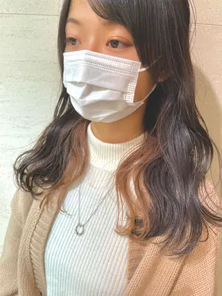 セミロング 【髪風船】上大岡店所属・齋藤 尋真のヘアスタイル
