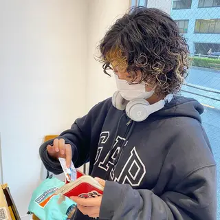 ミディアム パーマ メンズ Seymour  and    Sons所属・🌷Asuka /レイヤーカット🌷のヘアスタイル