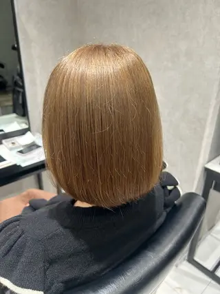 ショート カラー 透明感カラー💙 束感まつげ🪼海月のヘアスタイル