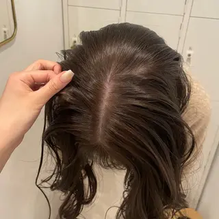 ロング カラー canon/ベージュ /透明感カラーのヘアスタイル