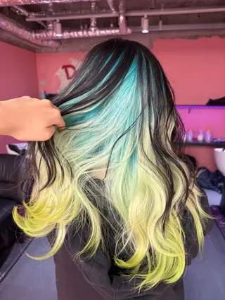 ロング カラー ブリーチカラー 特化/MAHIROのヘアスタイル