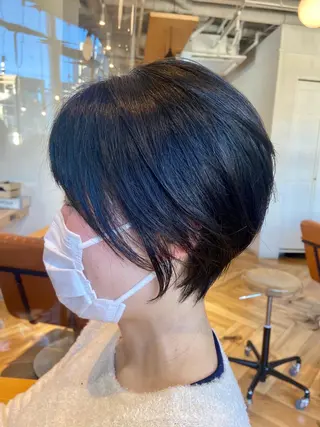 ショート カラー ヘアアレンジ ✨髪質改善/透明感✨ 西野　陽のヘアスタイル