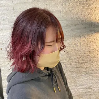 ミディアム カラー Agu hair TENOE大宮氷川参道店所属・☀️透明感艶感カラー 増田魁土☀️のヘアスタイル