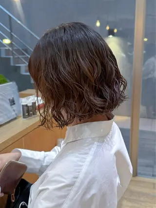 ショート パーマ ストレートパーマ /縮毛矯正 杉田優月のヘアスタイル