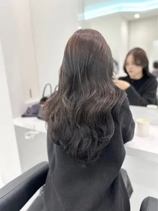 ロング カラー BABY 艶髪暗髪ヘア💖達人のヘアスタイル