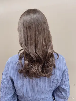 セミロング カラー ヘアアレンジ 💖うる艶カラー💖 モデル募集💖のヘアスタイル