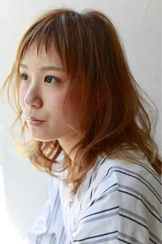 ミディアム カラー 四ッ家 裕【店長】のヘアスタイル