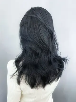 ロング カラー Mio/髪質改善 透明感カラー/西梅田のヘアスタイル