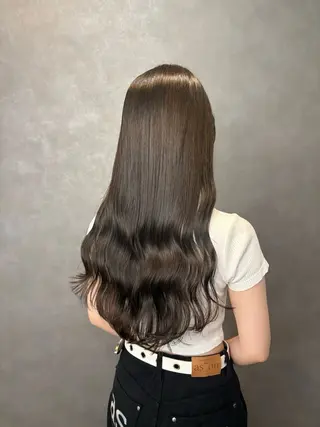 ロング 大西 ひなたのヘアスタイル